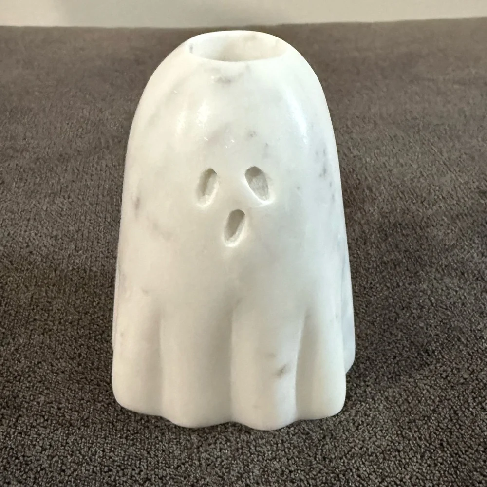Williams Sonoma Be Home Figural Ghost Taper Holders Set of 2